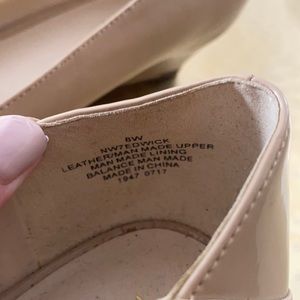 Beige Nine West size 8W flats